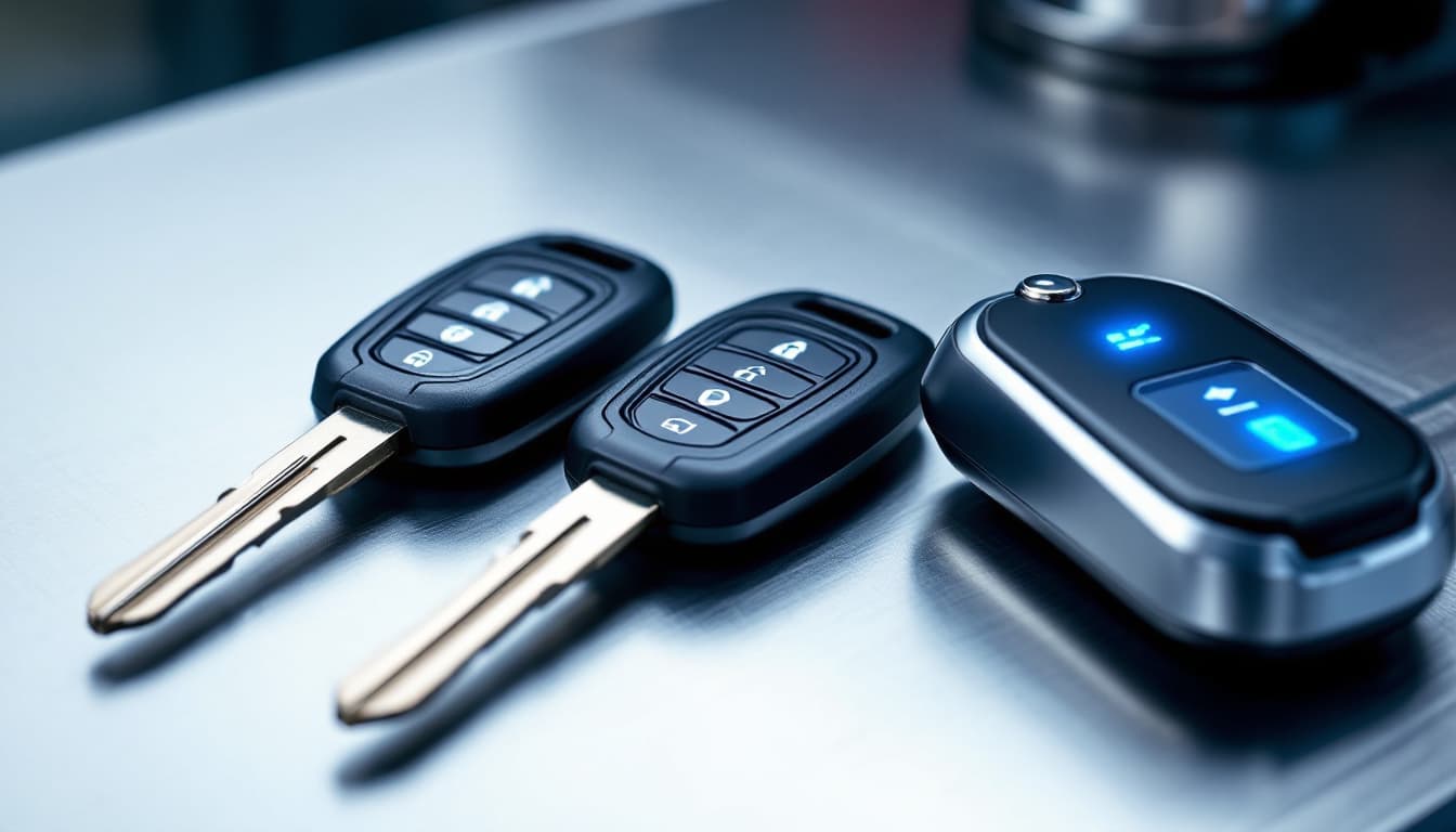 locksmith cloning a transponder chip car key on a machine in Southlake TX